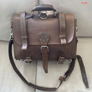 Saddleback Leather Large Classic Briefcase (Dark Coffee Brown)